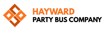 hayward party bus company logo