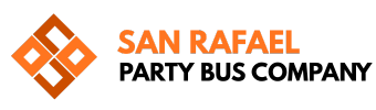 san rafael party bus company logo