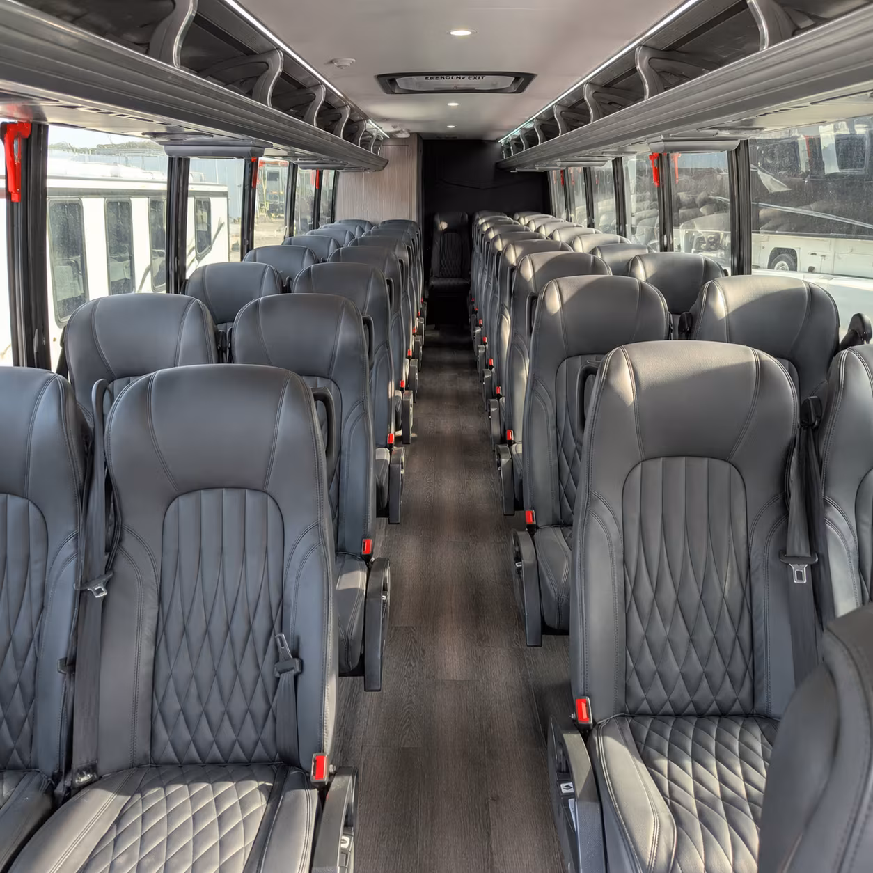 San Francisco Airport Shuttle & Transportation party bus interior