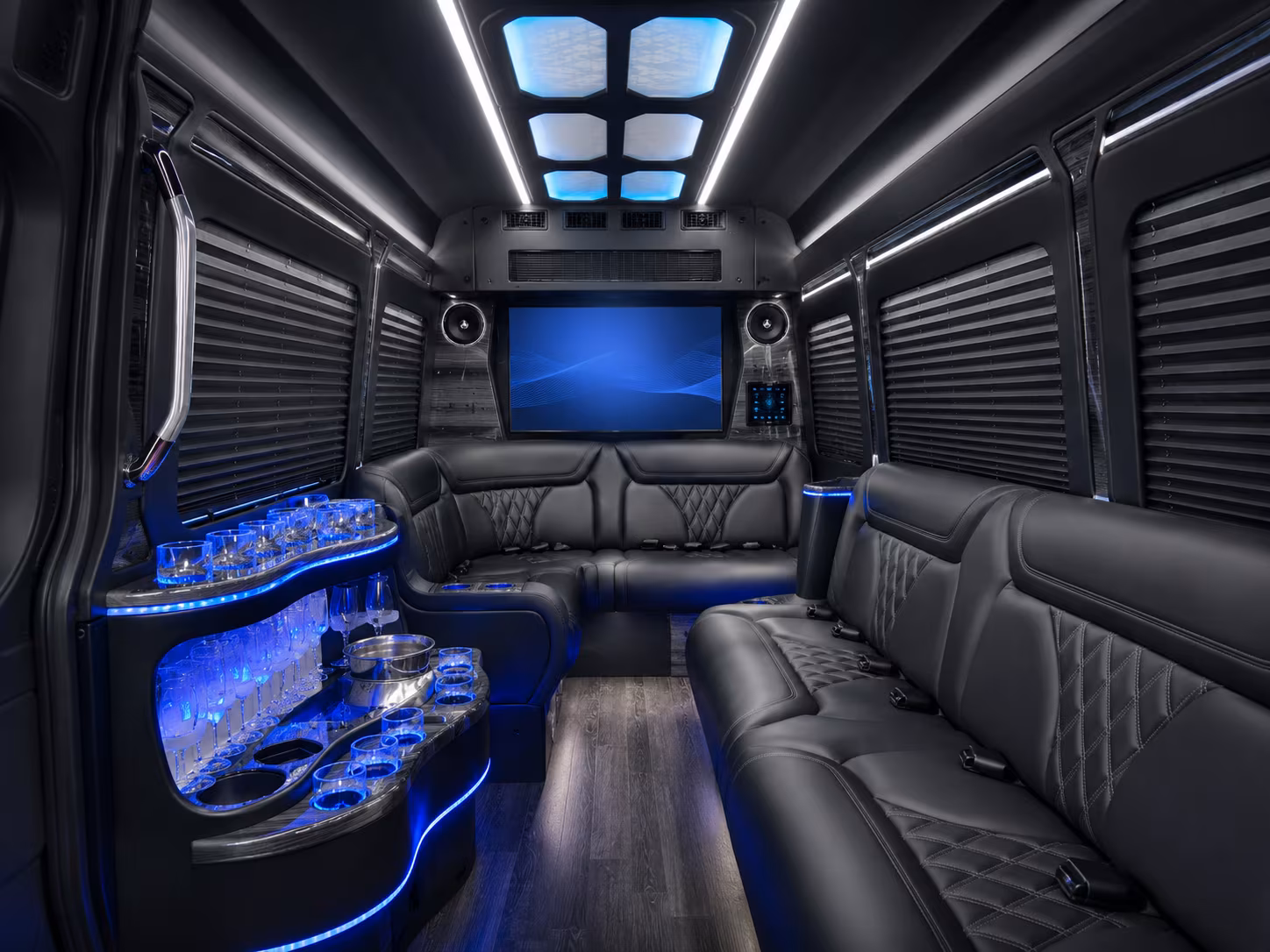 San Francisco Corporate Transportation party bus exterior