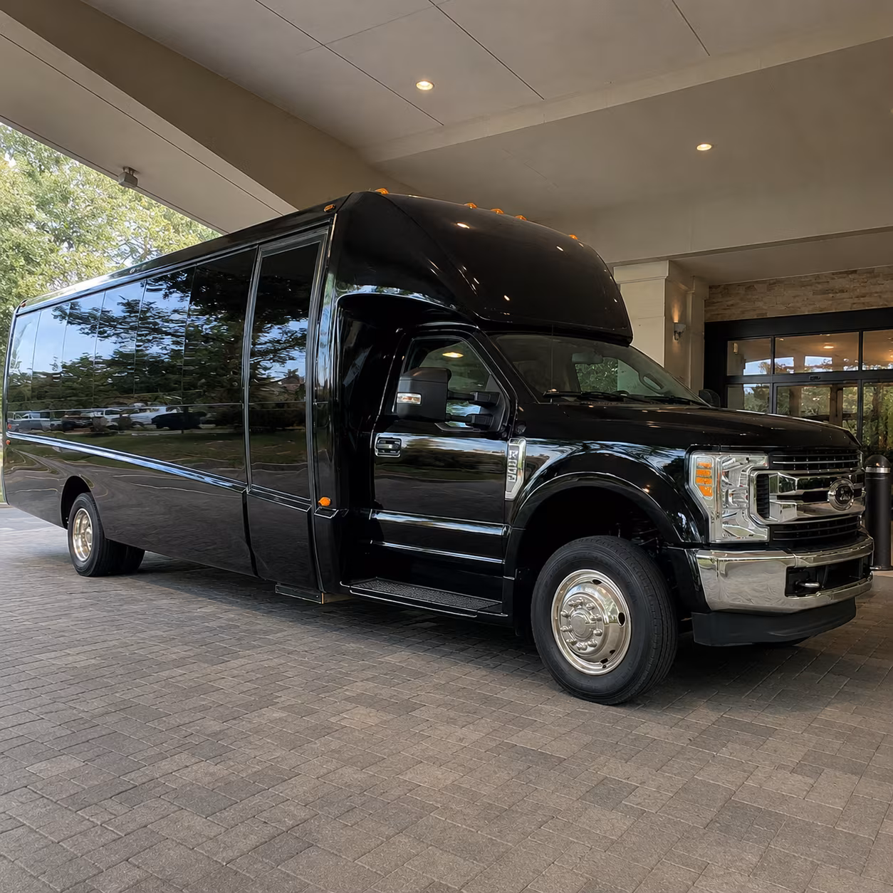 San Francisco Corporate Transportation party bus exterior