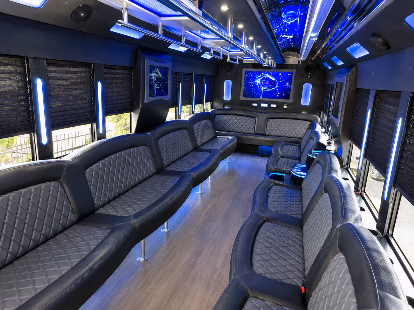 San Francisco Private Event Transportation party bus exterior