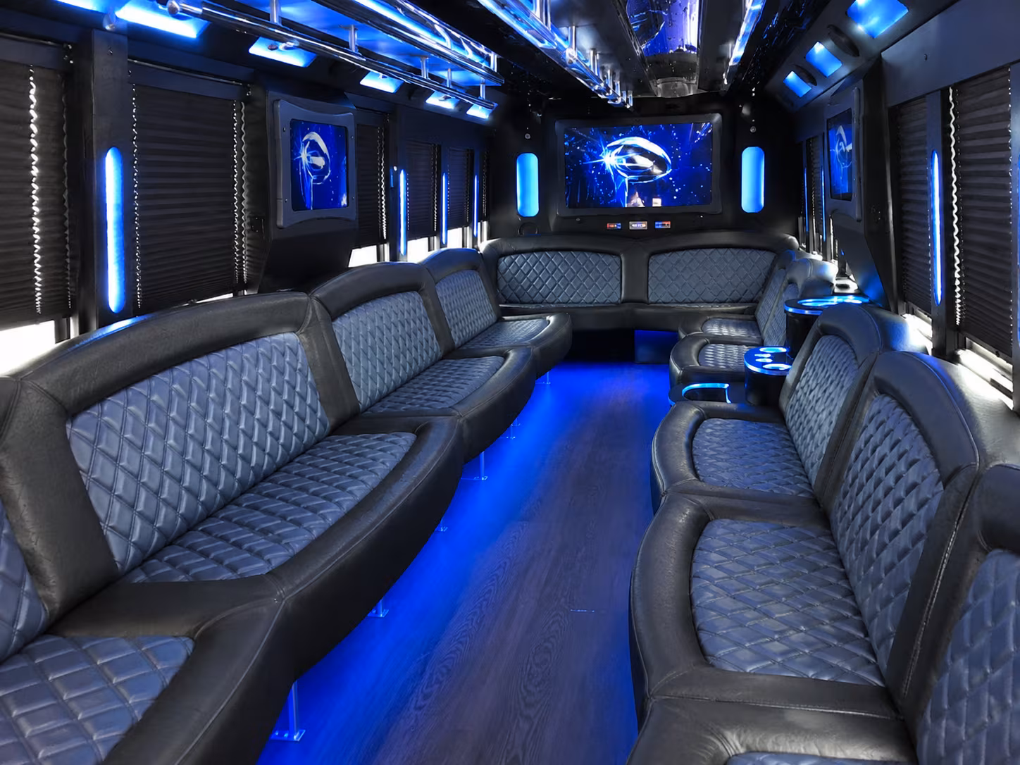 San Francisco Prom & Homecoming Transportation party bus exterior