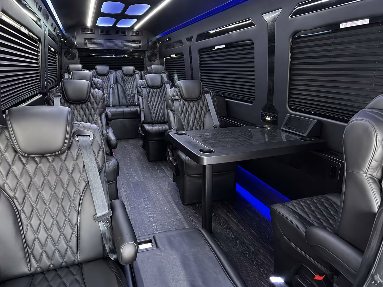 San Francisco School Event Transportation party bus exterior