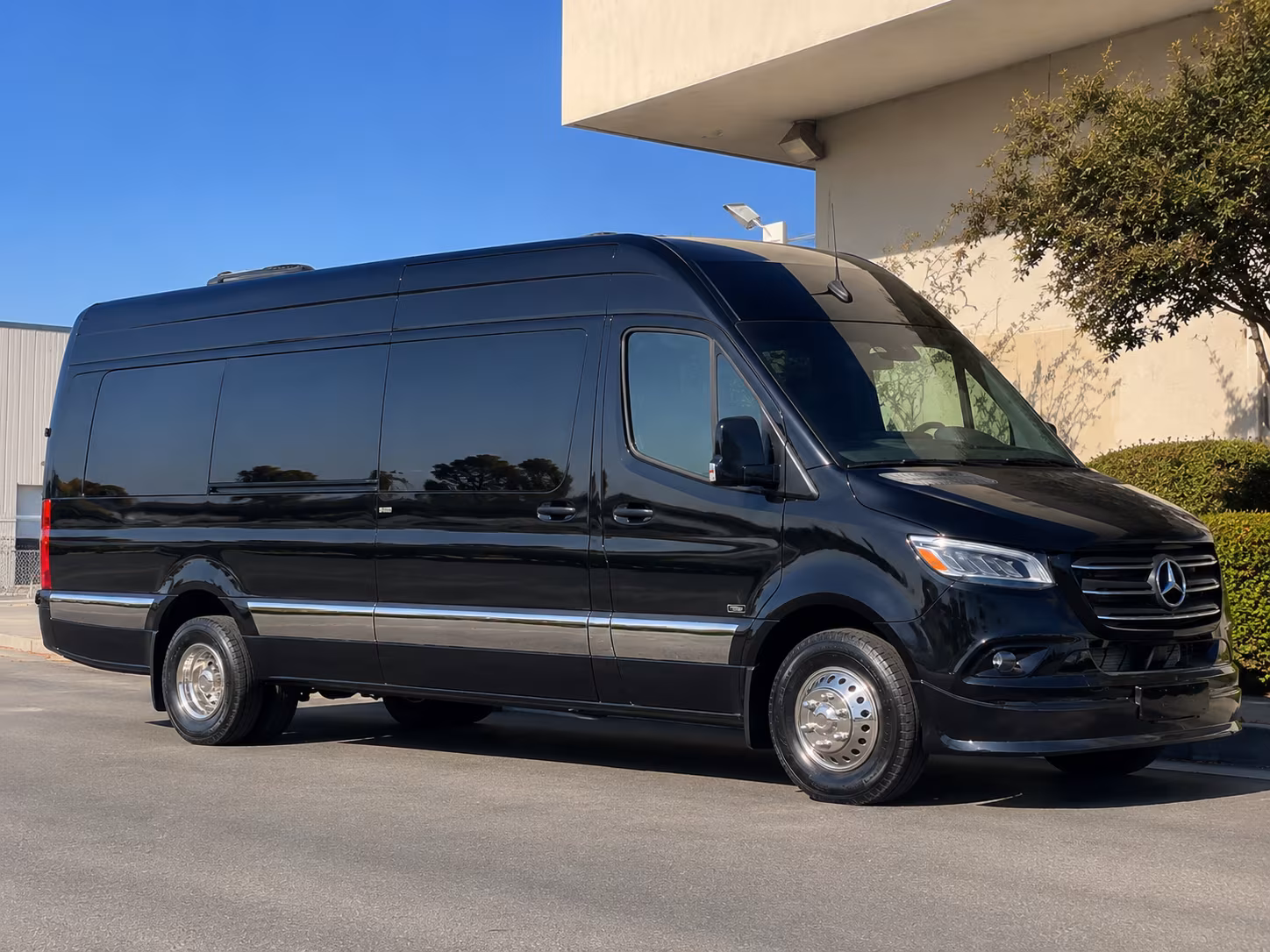 San Francisco School Event Transportation party bus exterior