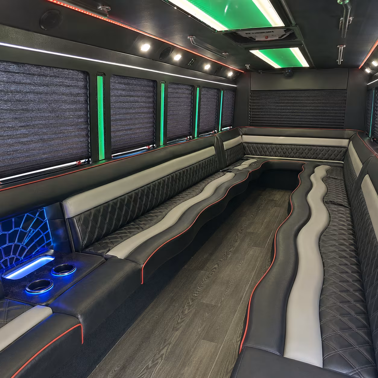 San Francisco Sporting Event Transportation party bus exterior