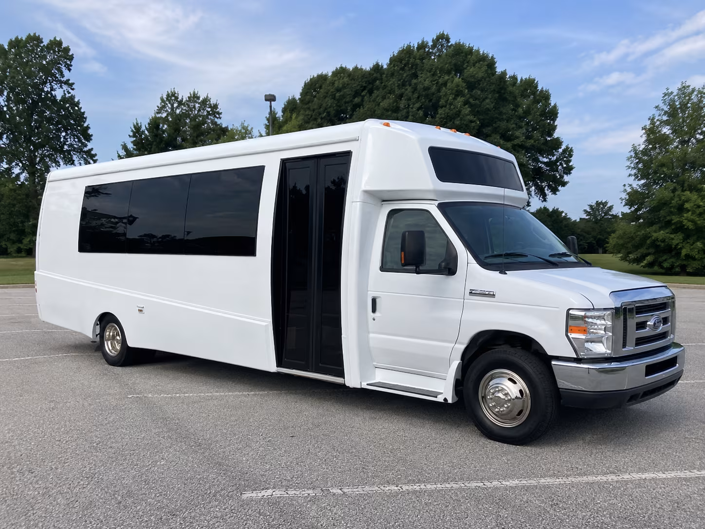 San Francisco Sporting Event Transportation party bus exterior
