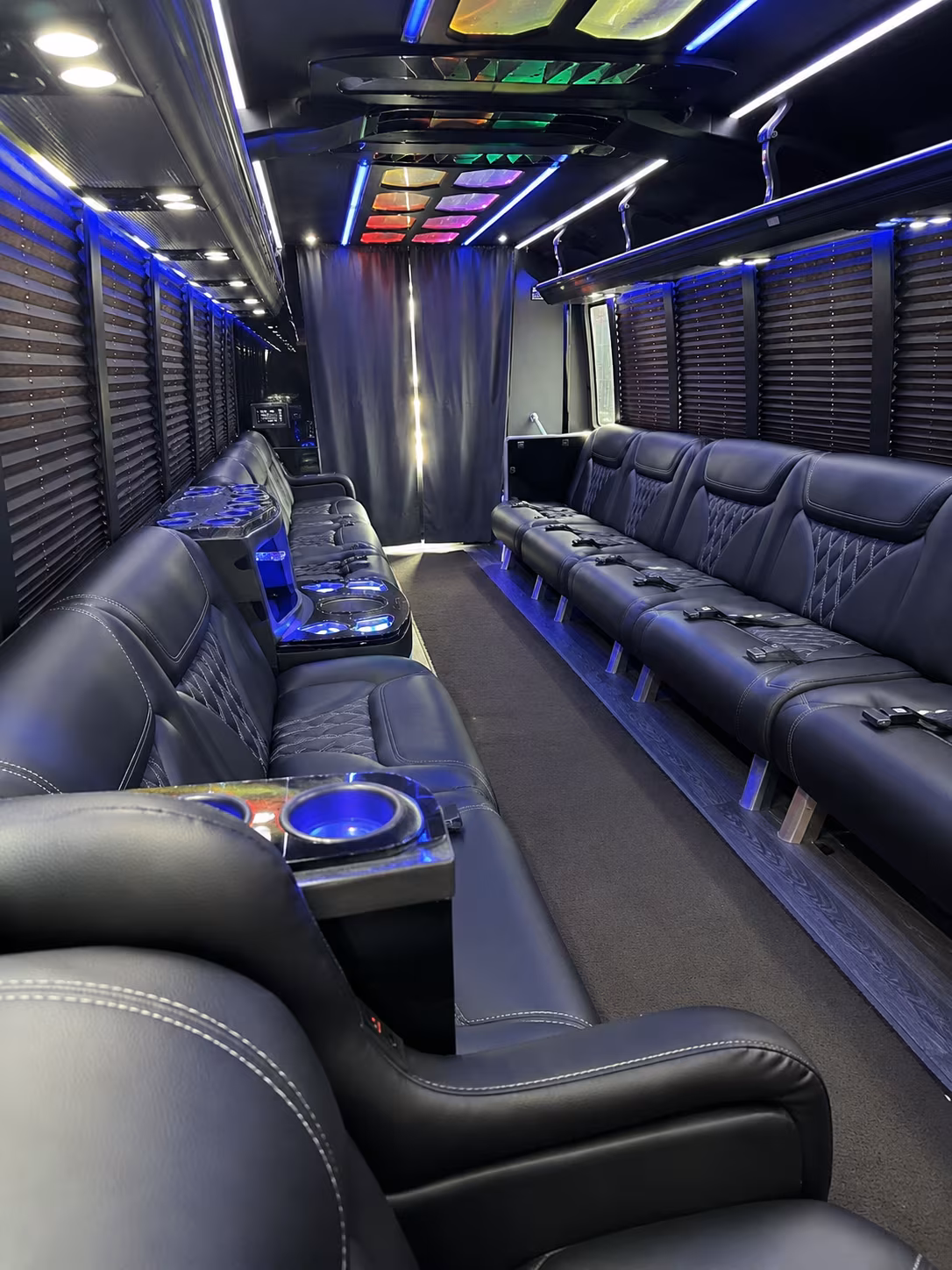 San Francisco Wedding Transportation party bus exterior