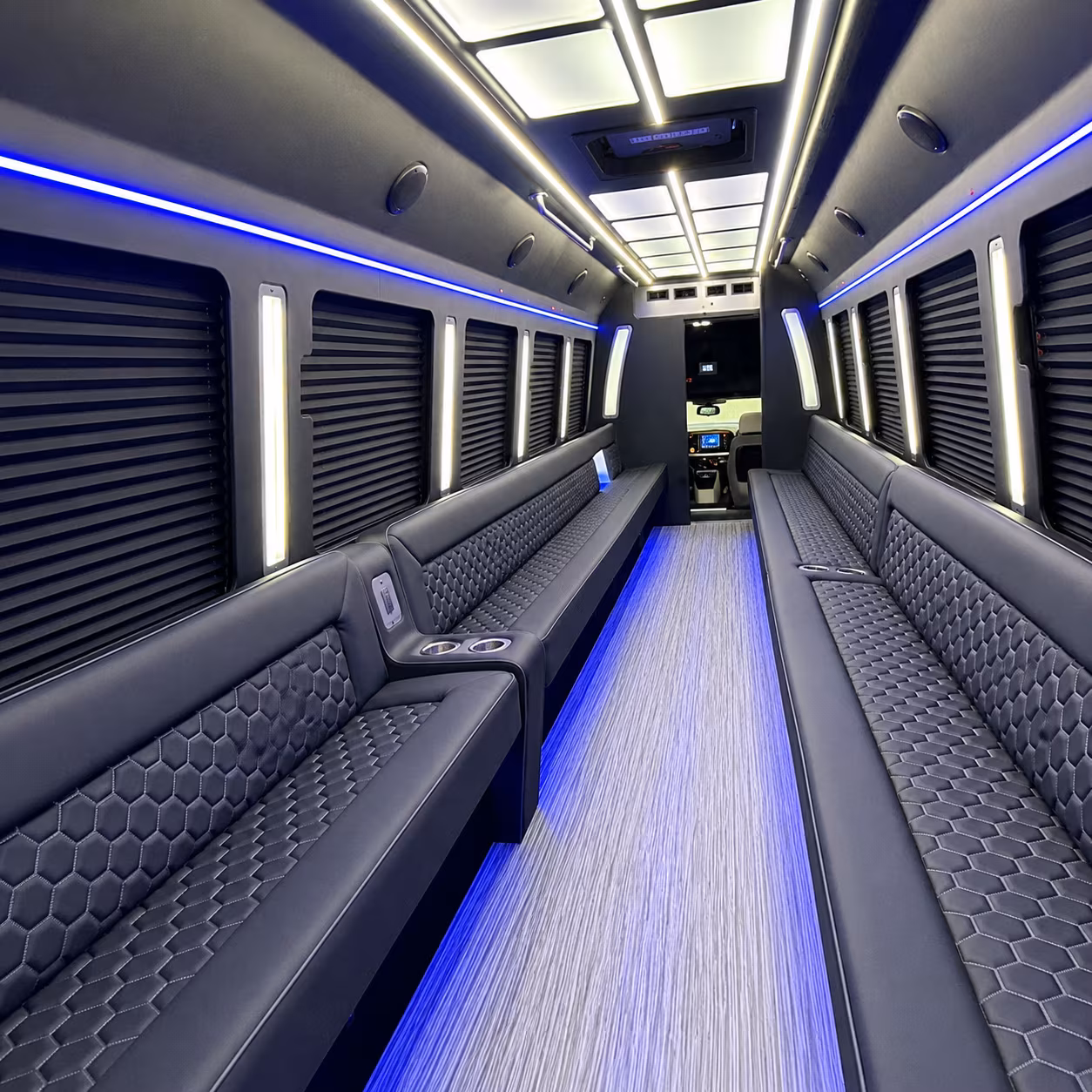 San Francisco Wedding Transportation onboard seating