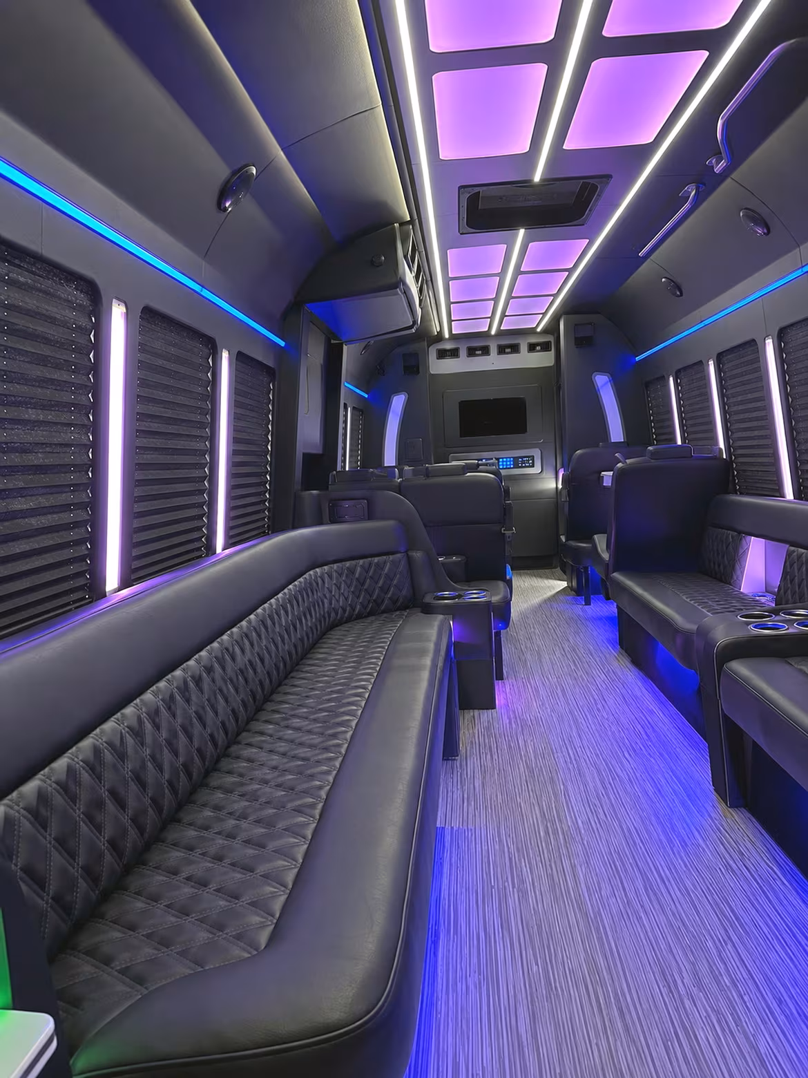 San Francisco Winery Tour & Pub Crawl Transportation party bus interior