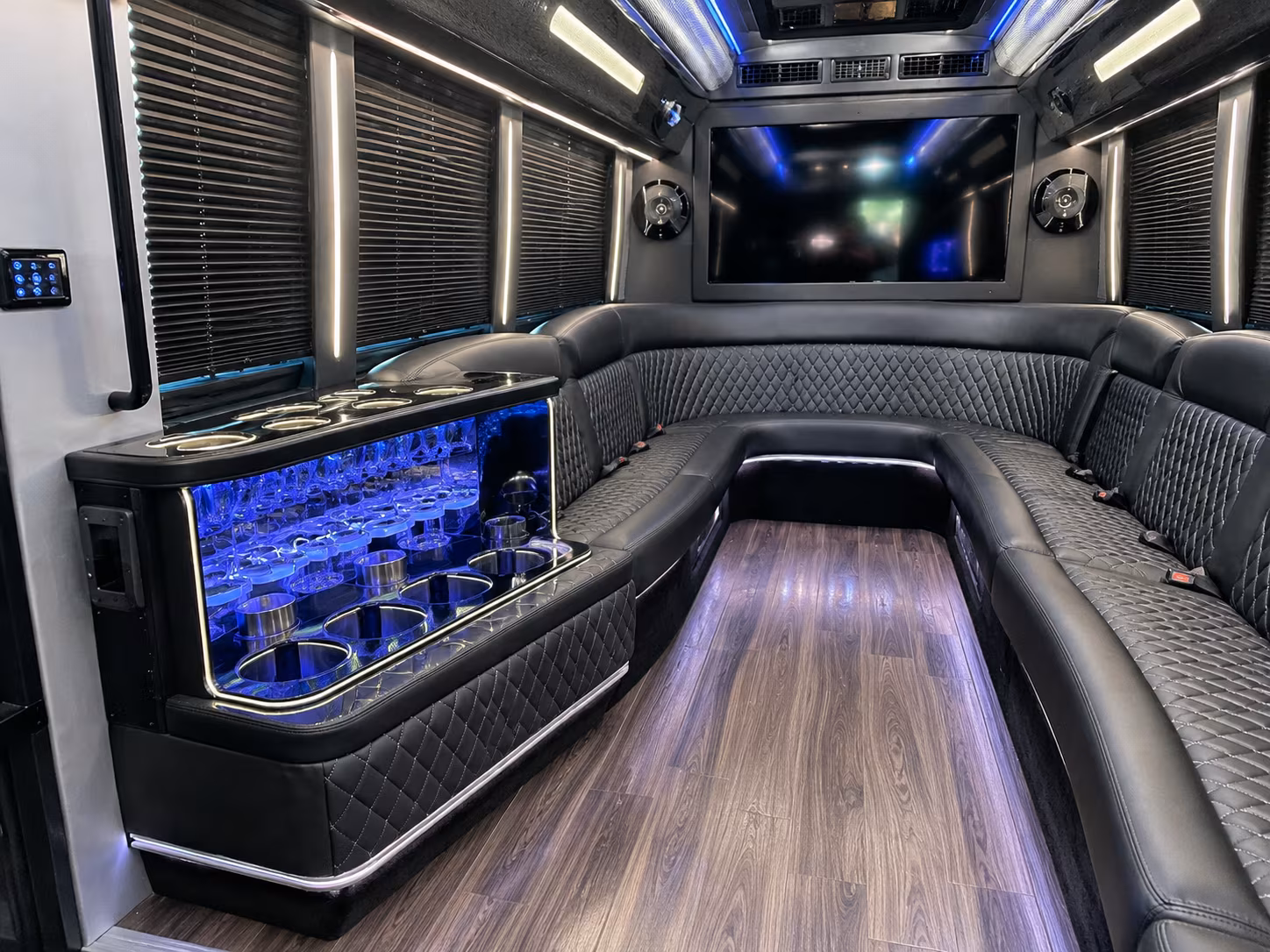 San Francisco Winery Tour & Pub Crawl Transportation party bus exterior